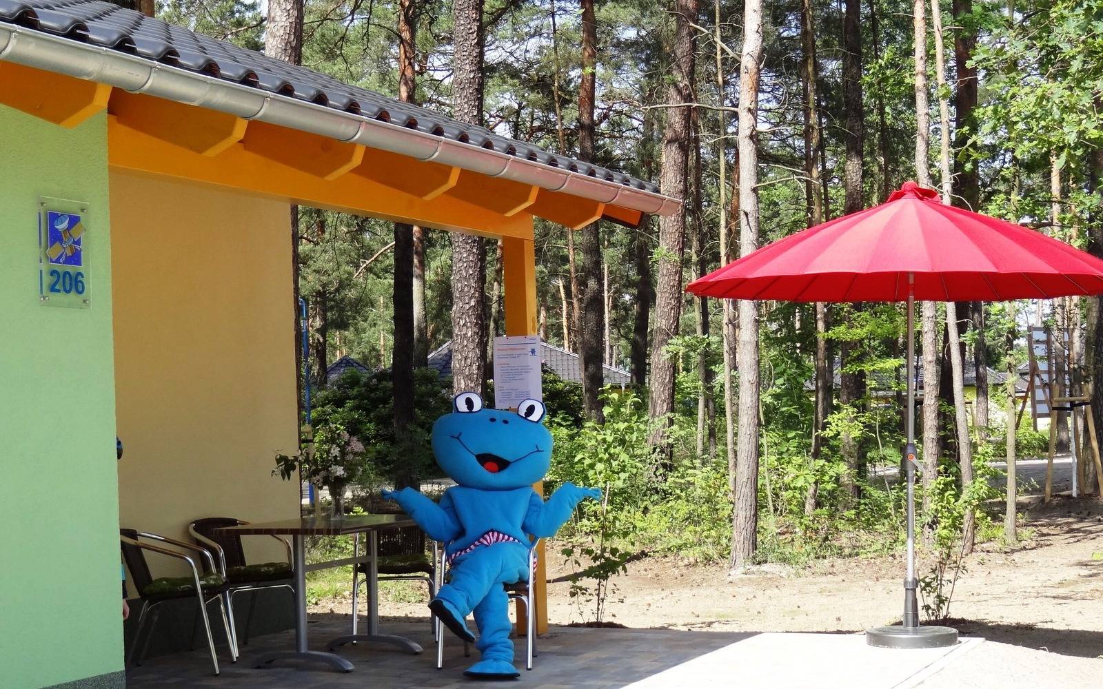 Maskot Froggi, Foto: Zweckverband LSB, Lizenz: Zweckverband LSB